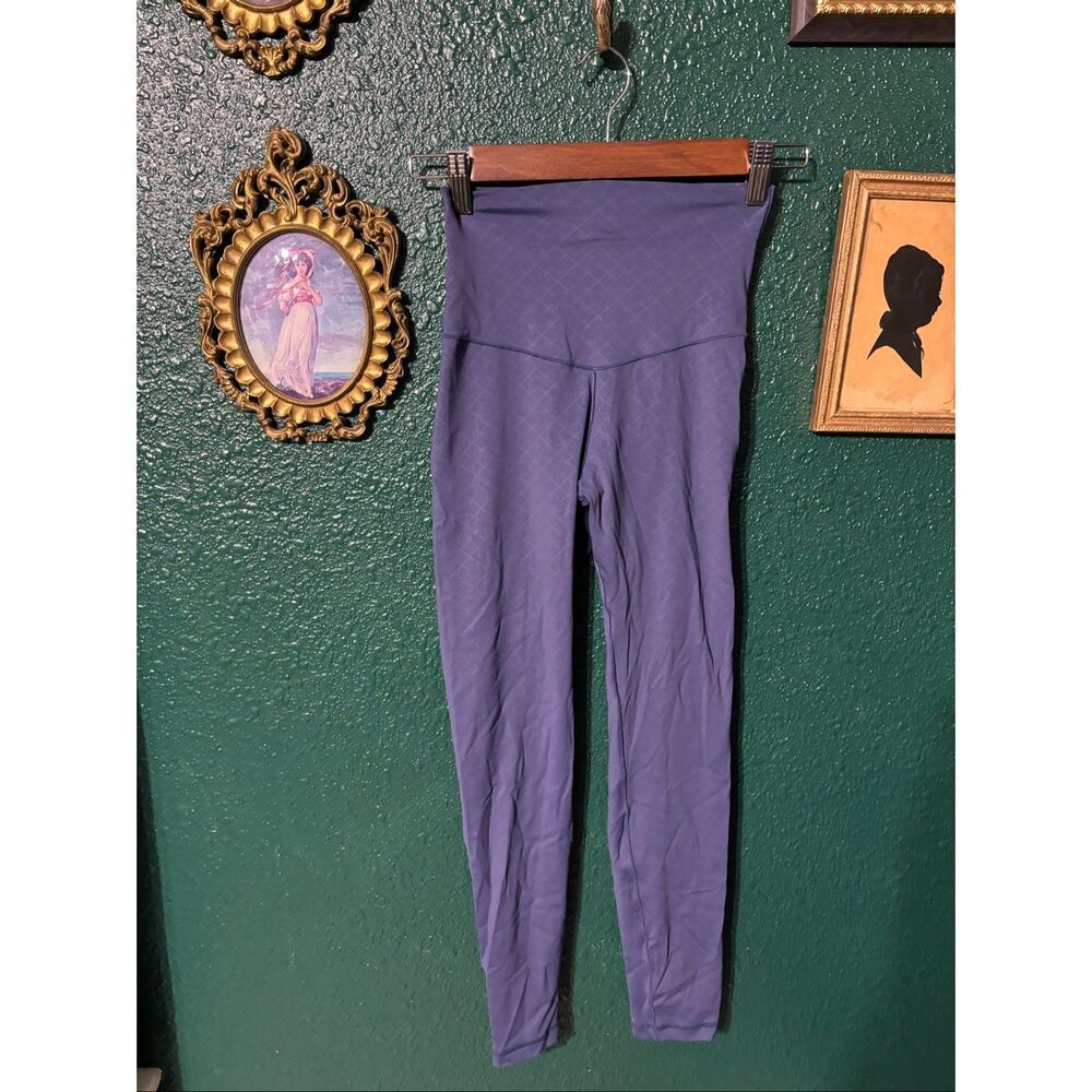 SHEFIT BLUE PRINTED HIGH RISE  LEGGINGS SIZE SMALL